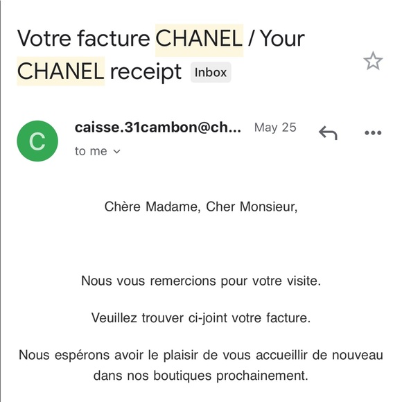 JUST PURCHASED FROM PARIS CHANEL 31 RUE CAMBON RED BALLERINA FLATS 38 W/ RECEIPT - Picture 5 of 7